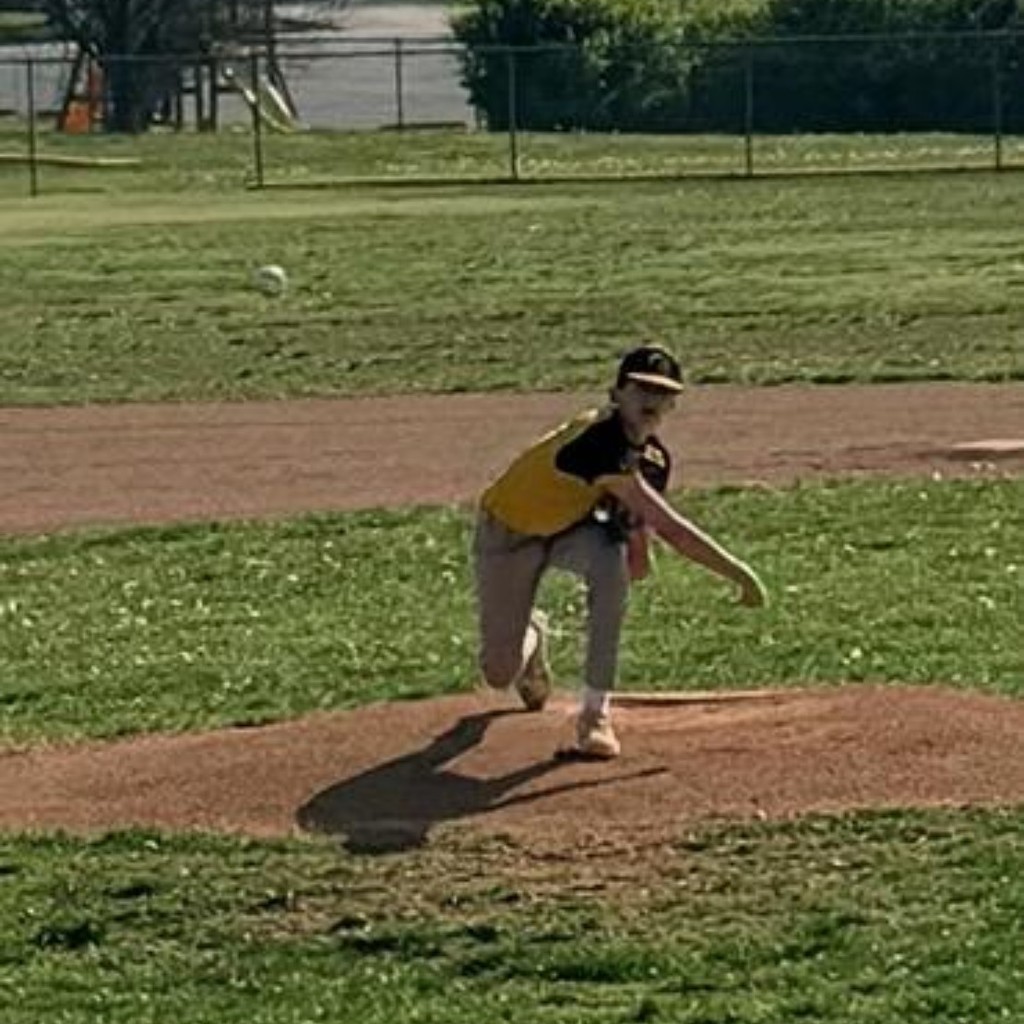 baseball player pitching the ball