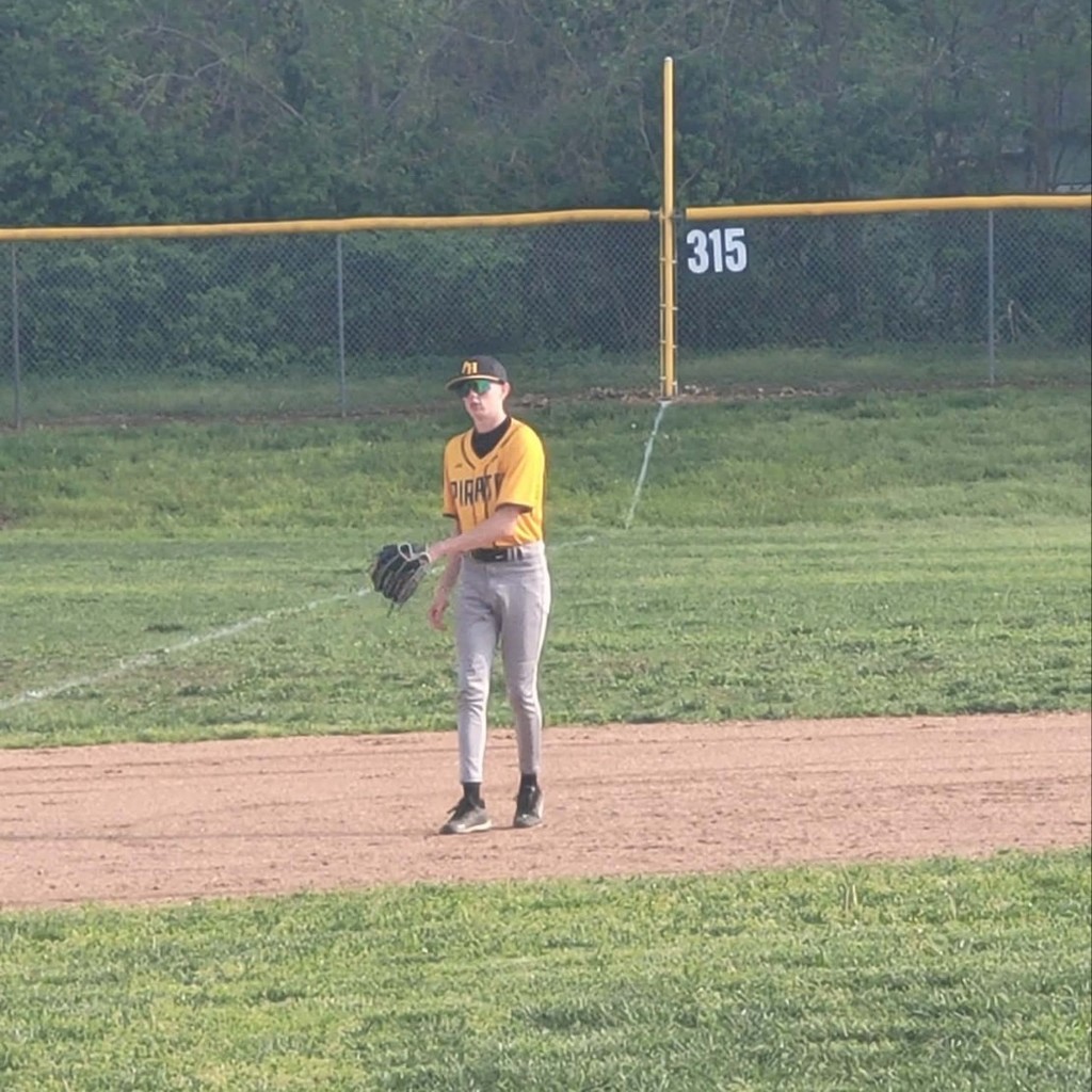 baseball player on the infield