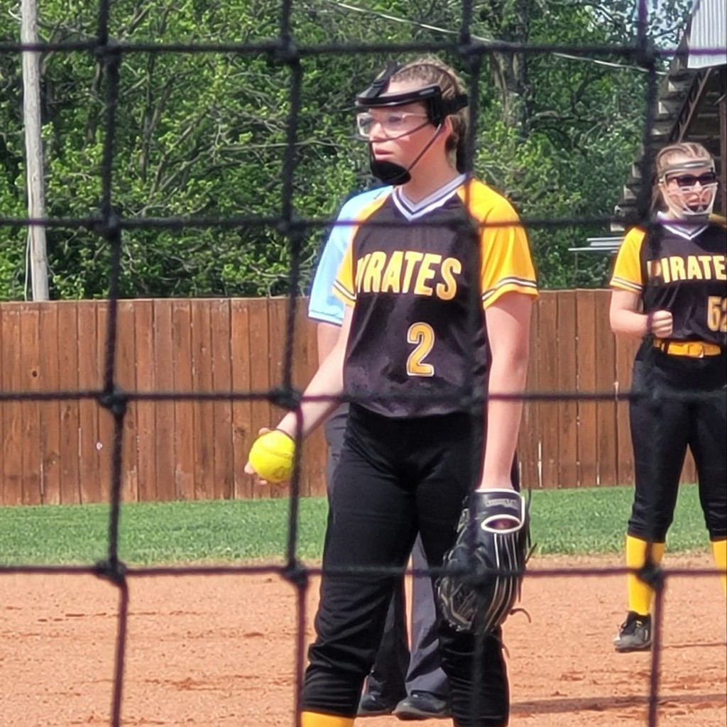 pleasant hope softball player waiting to pitch the ball