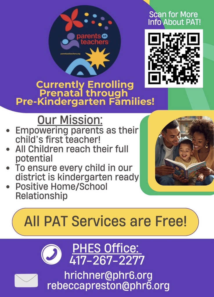 Now enrolling for Parents as Teachers!