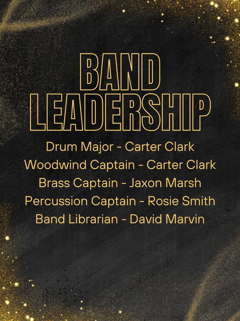 2026/2027 Band Leadership