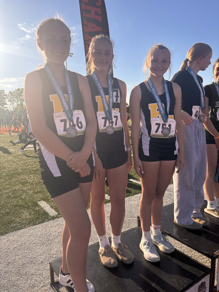 Girl’s 4x1 took 8th, not pictured: Olivia, the best alternate around!
