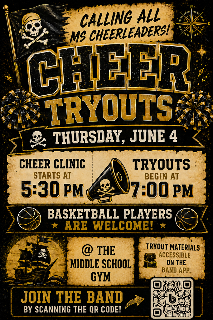 flyer for summer cheer tryouts