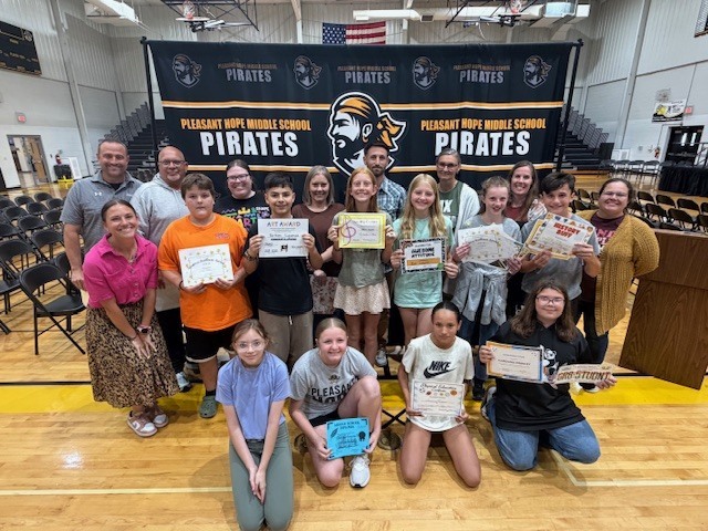 Top 6th Grade Academic Performers