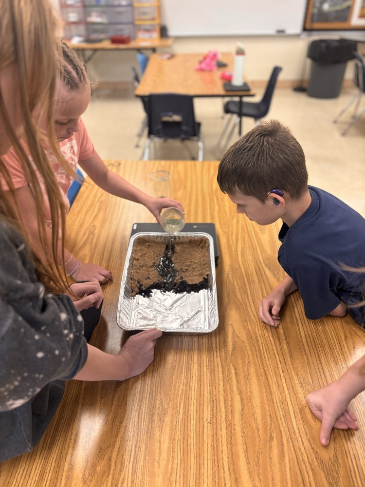 Erosion experiment