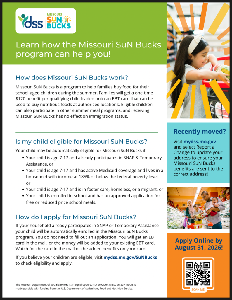 DSS Sunbucks Information Flyer