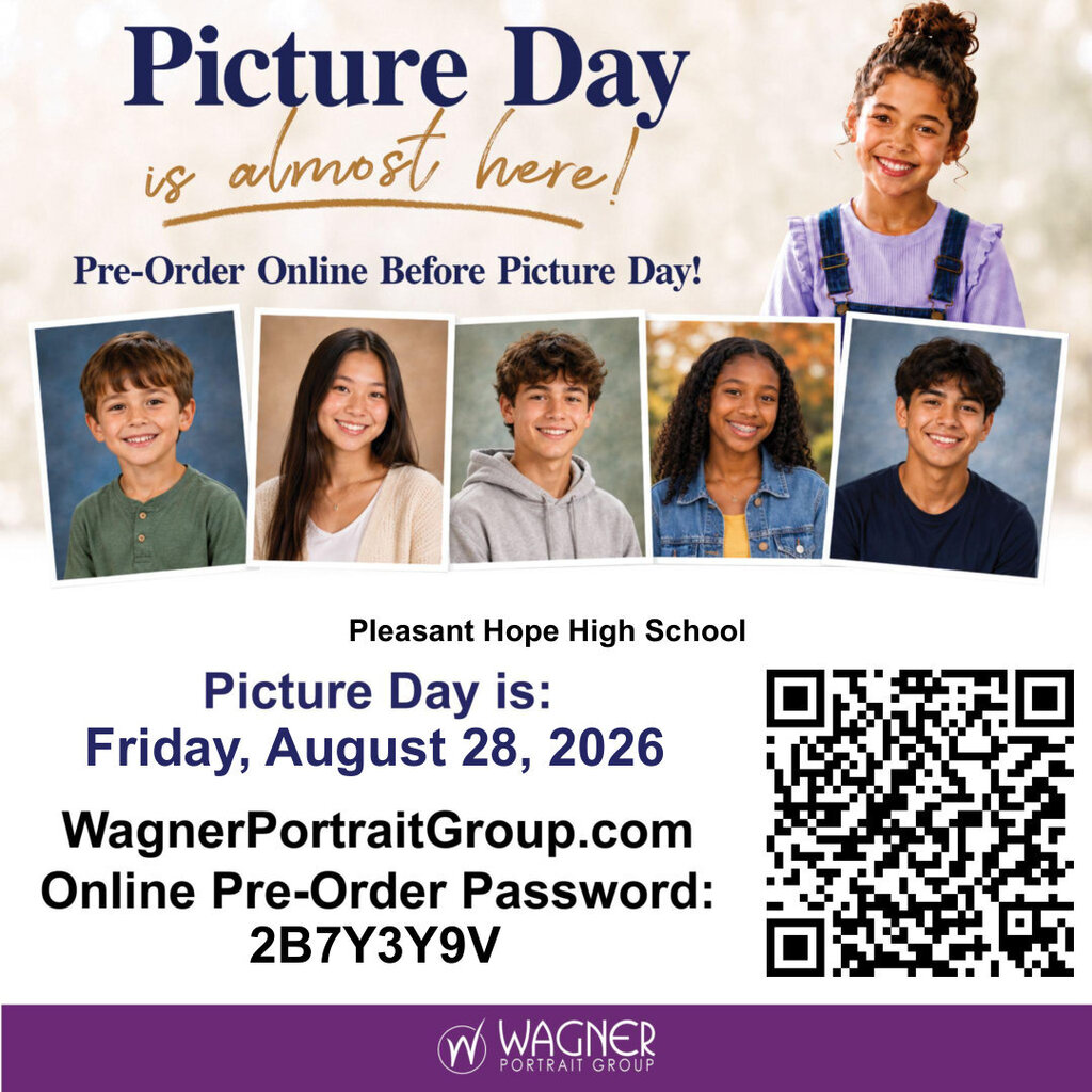 HS Picture Day is Friday, August 28th