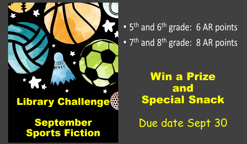 Reading Challenge September Poster 2