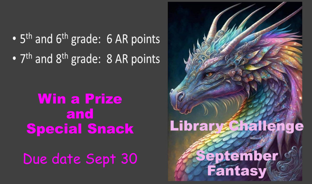 September Reading Challenge Poster 1