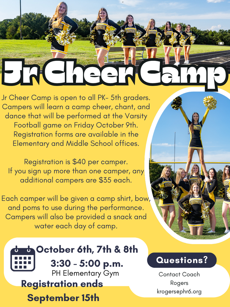 Jr Cheer Camp Flyer