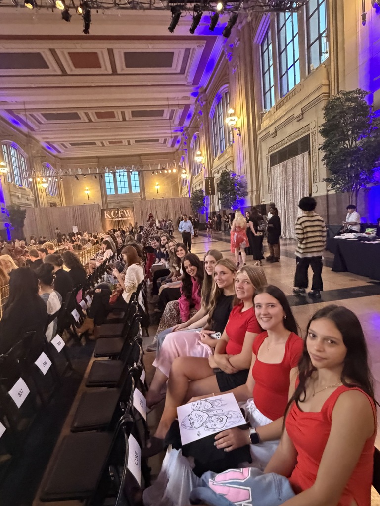 Group photo at the show