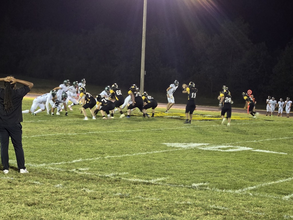 Quarterback taking the snap. 