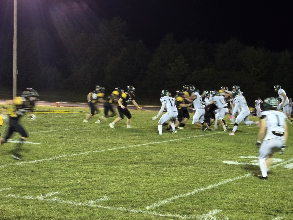 Varsity running the ball. 
