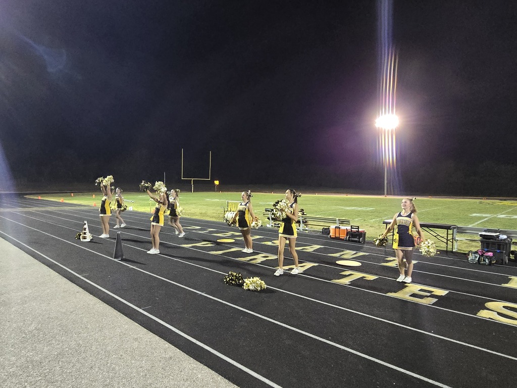Cheer performing