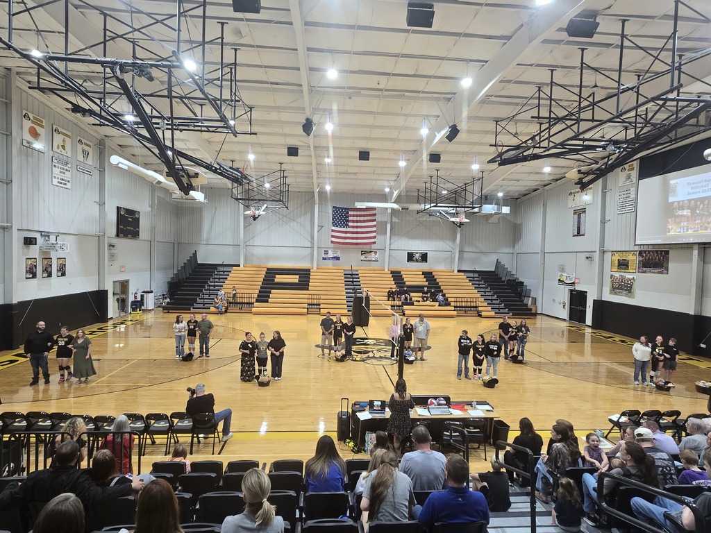 Senior Night recognition 
