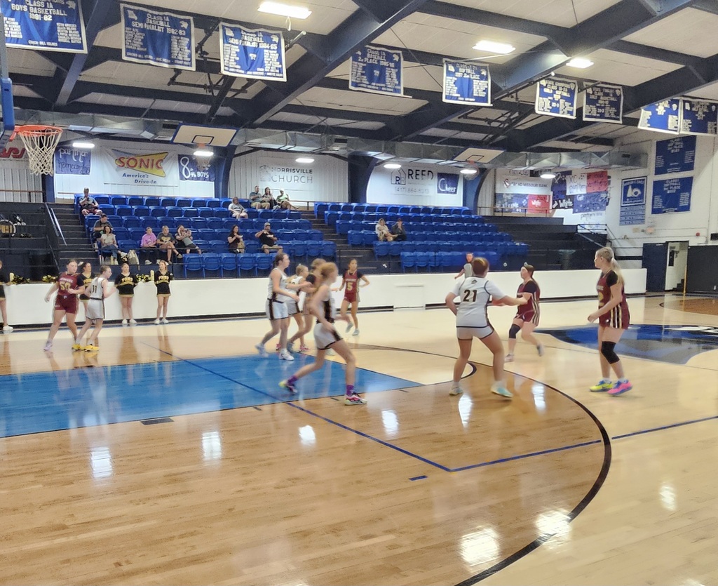 ms girls basketball on defense