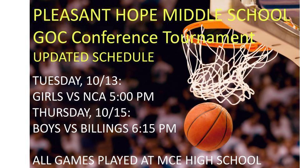 goc ms basketball conference tournament updated schedule