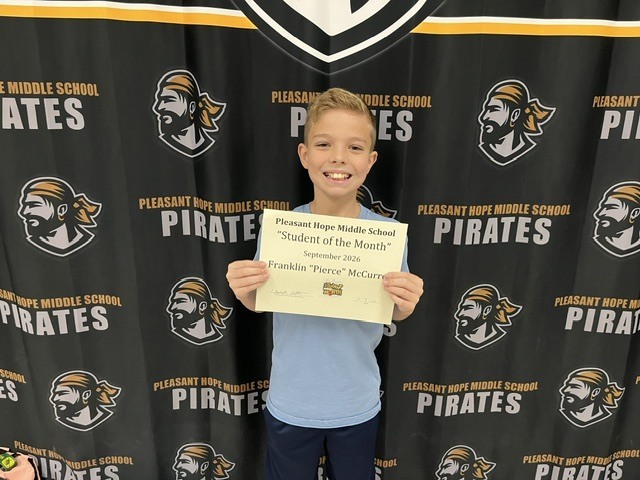 PHMS student of the month picture