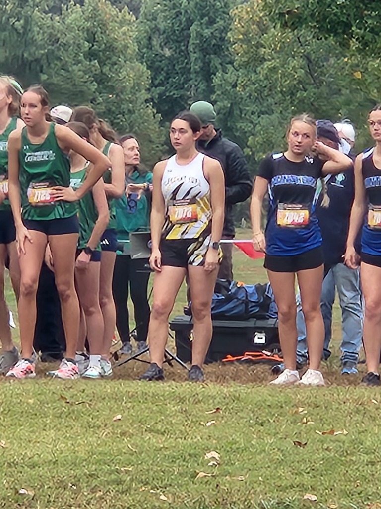 Makayla at the start line