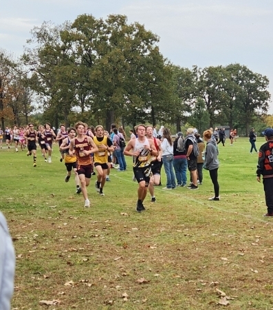 Julian running in the race.