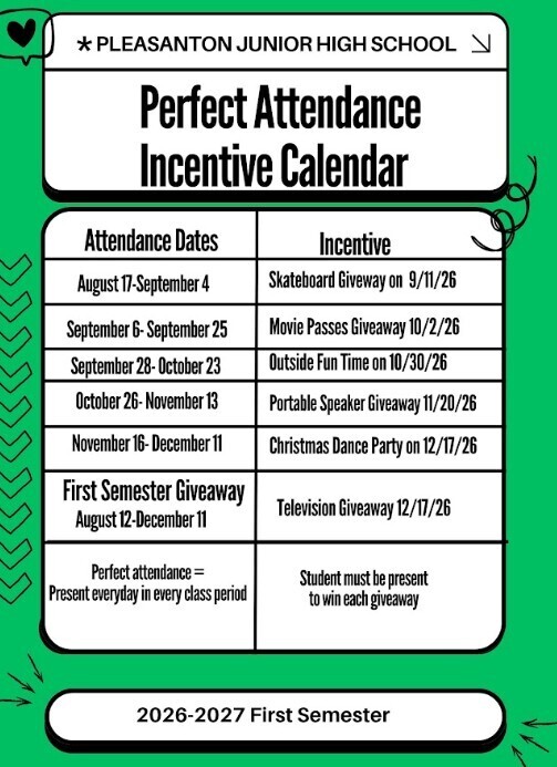 Perfect Attendance Incentives