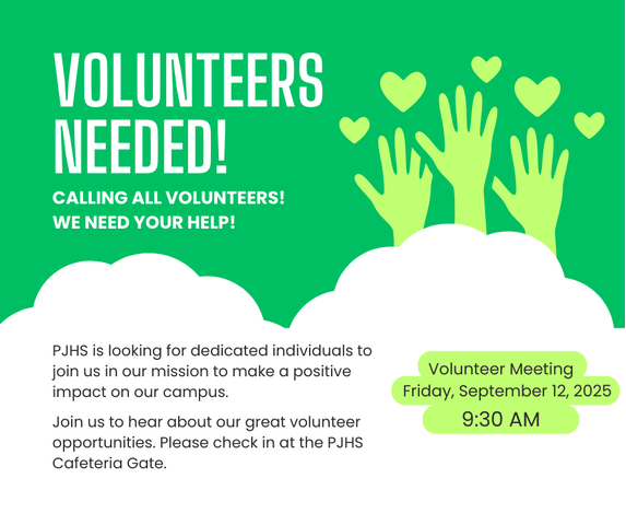 Volunteers Needed! 