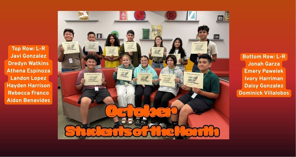 October Students of the Month