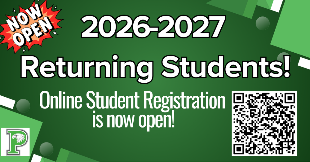Student Registration is now open