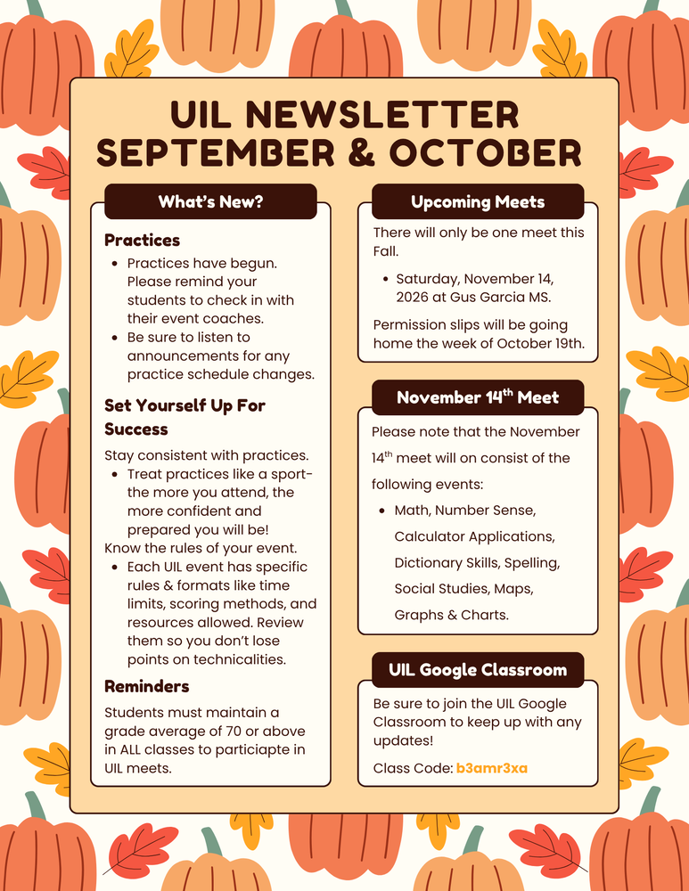 UIL Newsletter