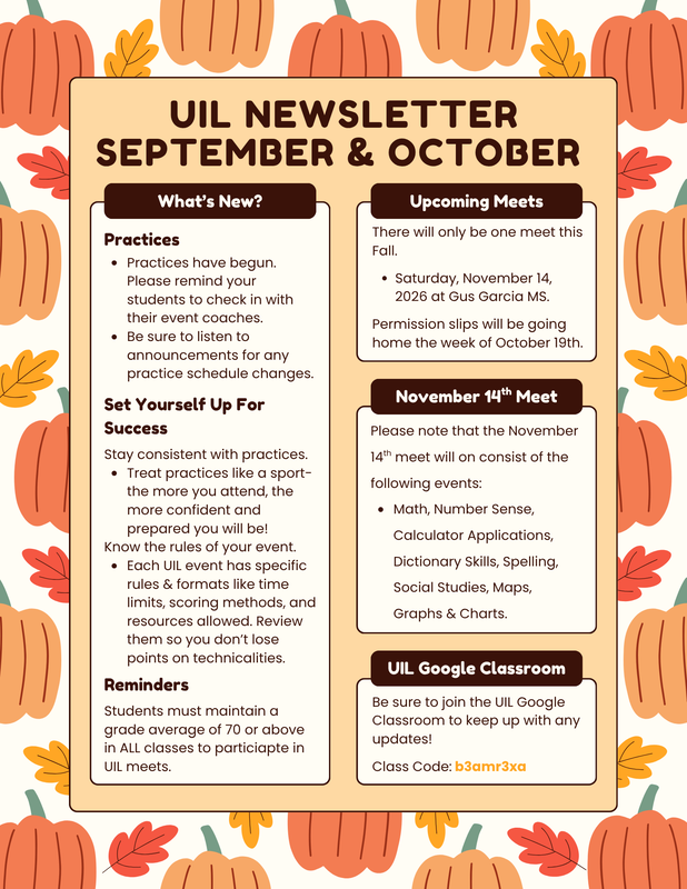 UIL Newsletter