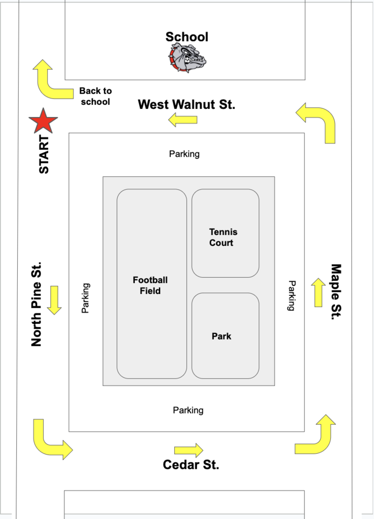 Halloween Parade Map
