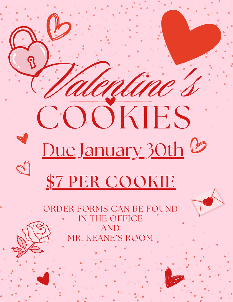 FBLA Valentine Cookie Orders