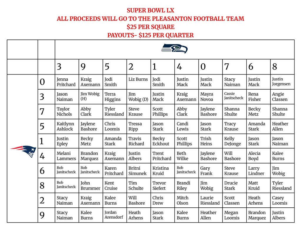 PHS Football Superbowl Fundraiser