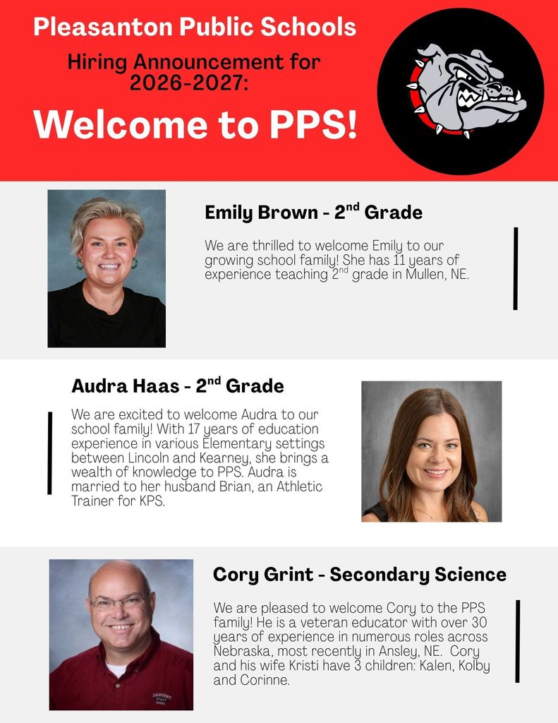 Hiring Announcement for 2026-2027