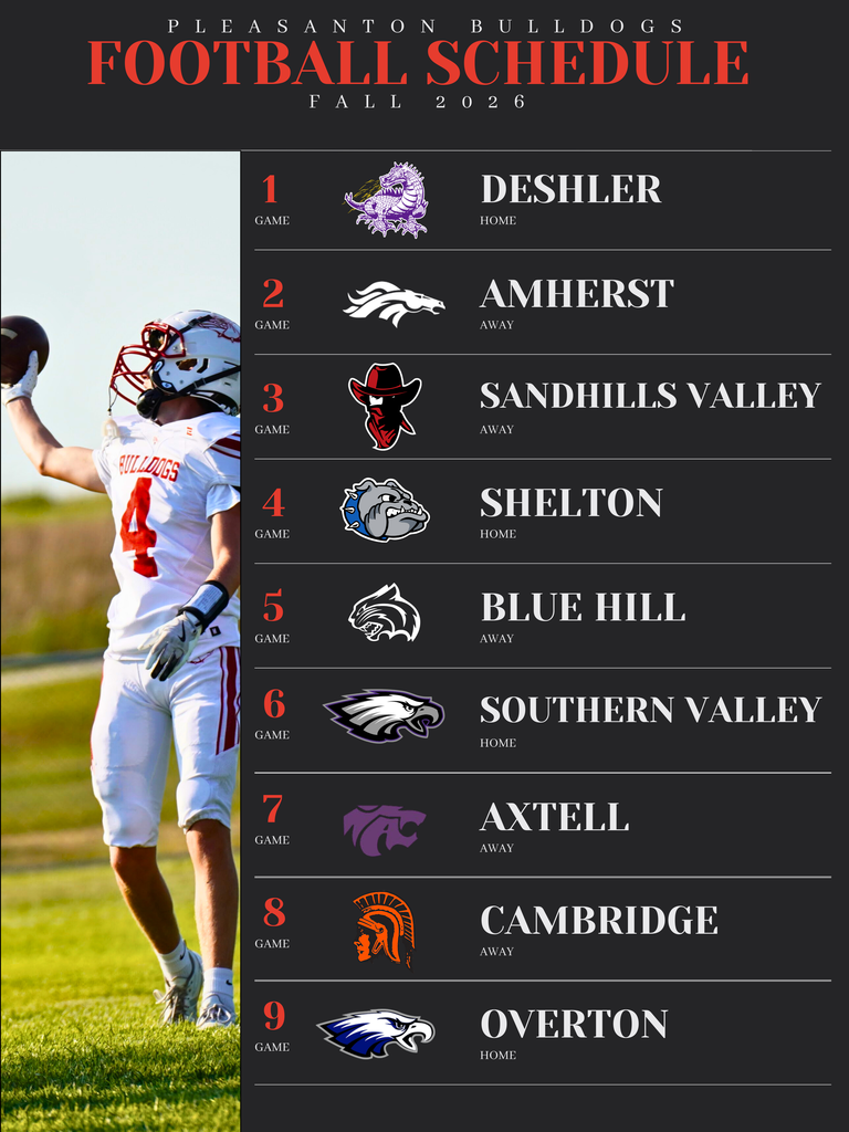 2026 Football Schedule