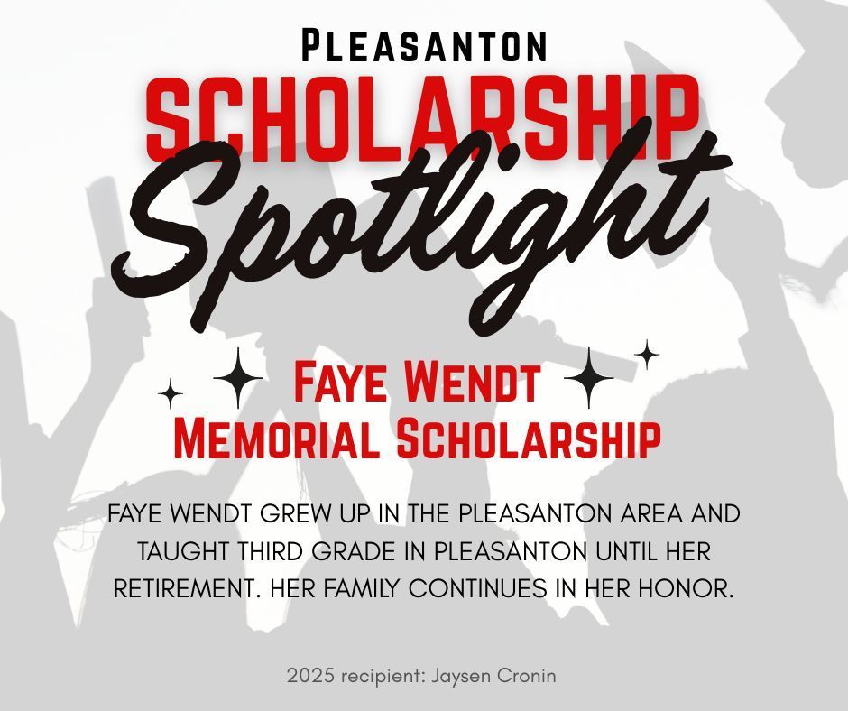 Scholarship Spotlight - Faye Wendt