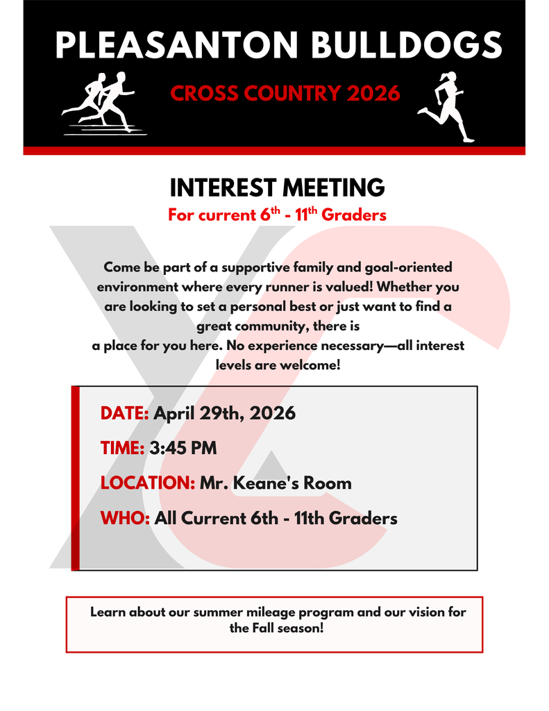 Cross Country Meeting for 26-27