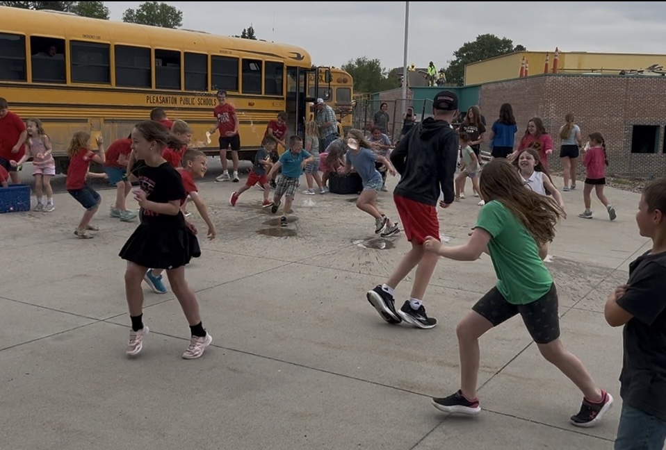Bus Driver Water Balloon Fight