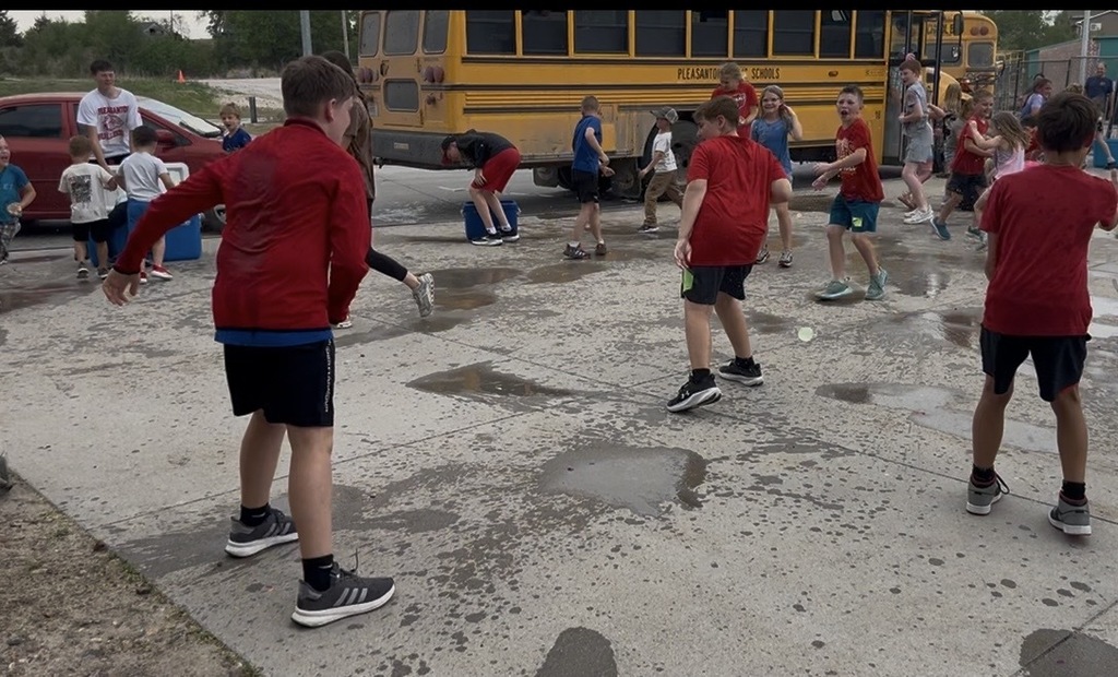 Bus Driver Water Balloon Fight