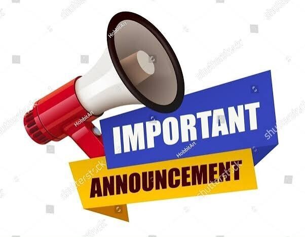 Announcement!!