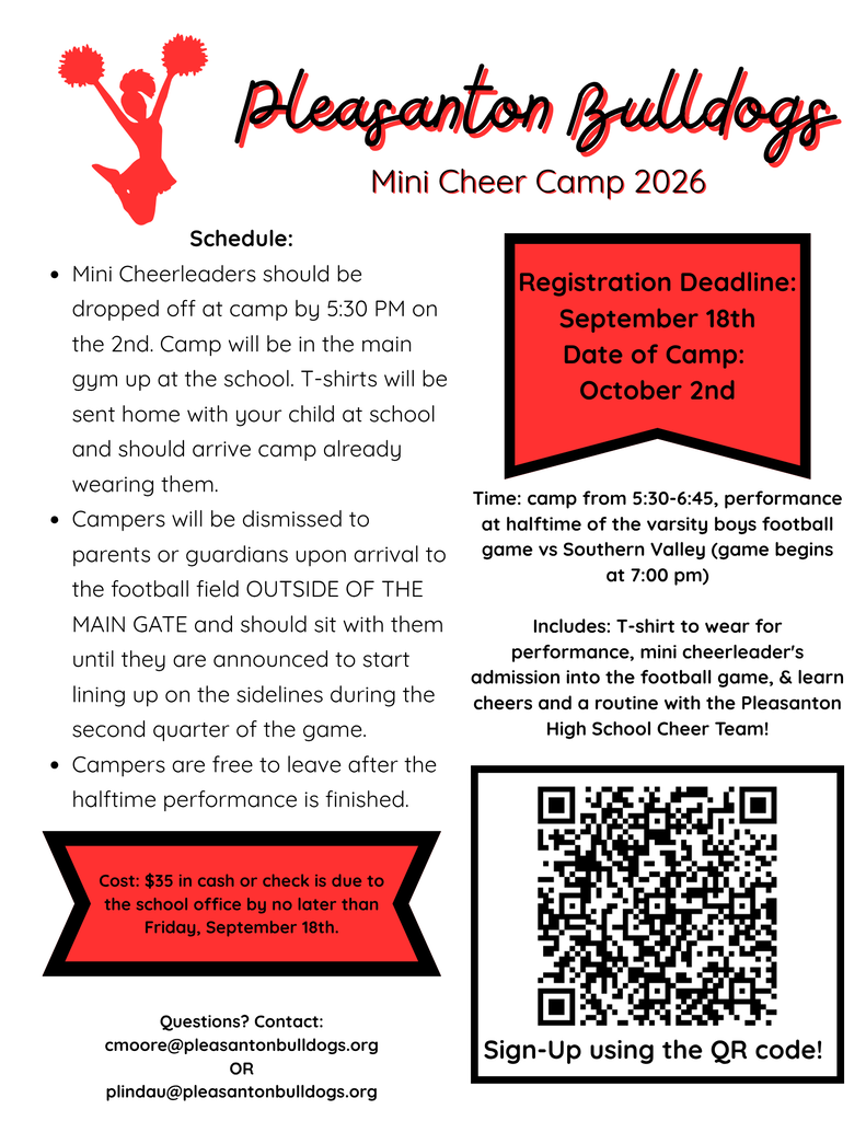 Mini Cheer Camp 2026