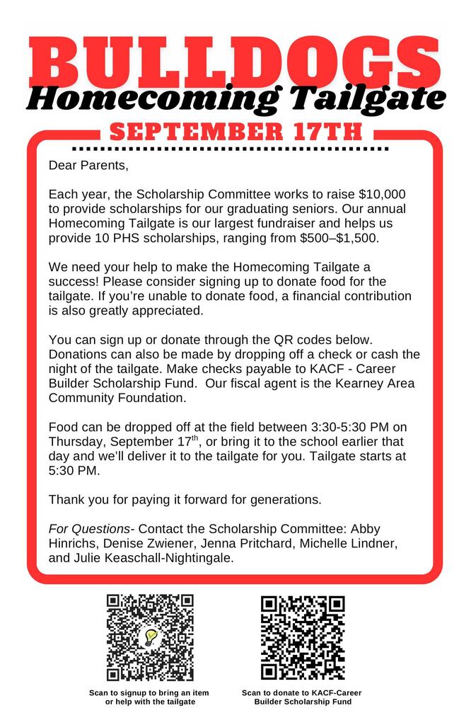 Homecoming Tailgate 2026
