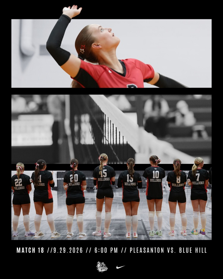 volleyball game day vs blue hill 