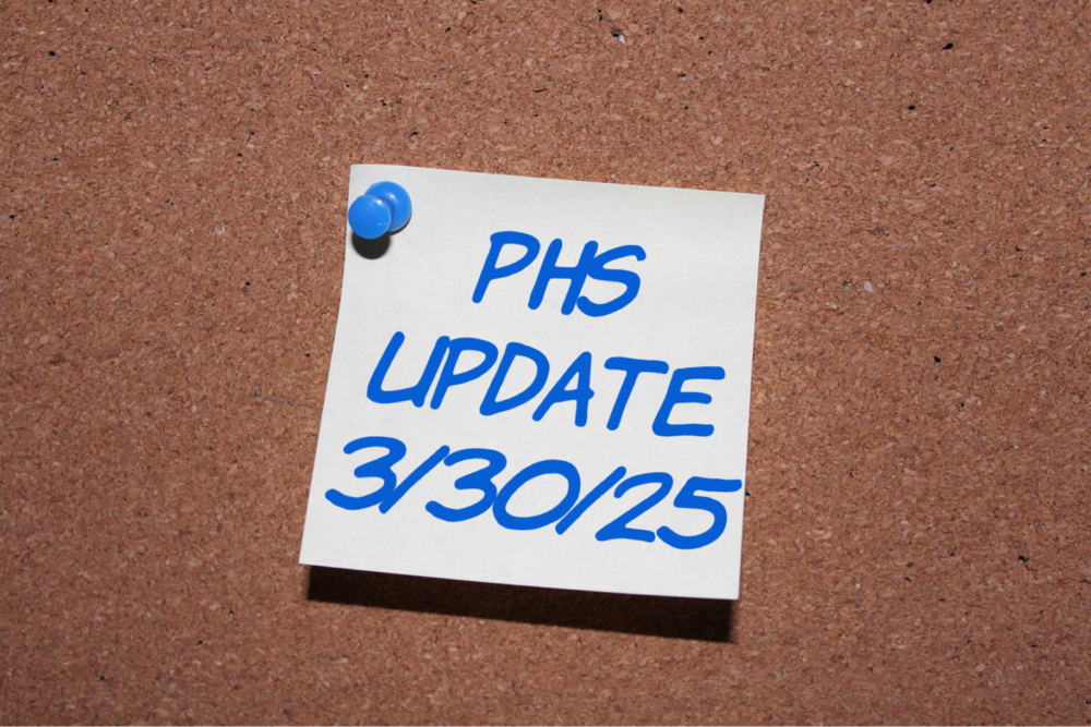 PHS Update 3/30/35
