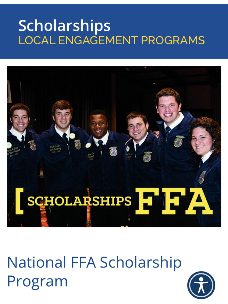 FFA SCHOLARSHIPS