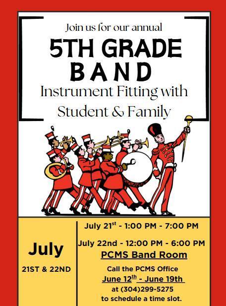 5th Grade Band Fitting