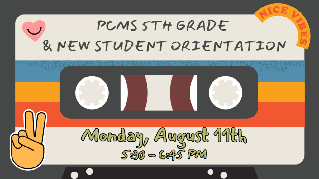 5th Grade and New Student Orientation