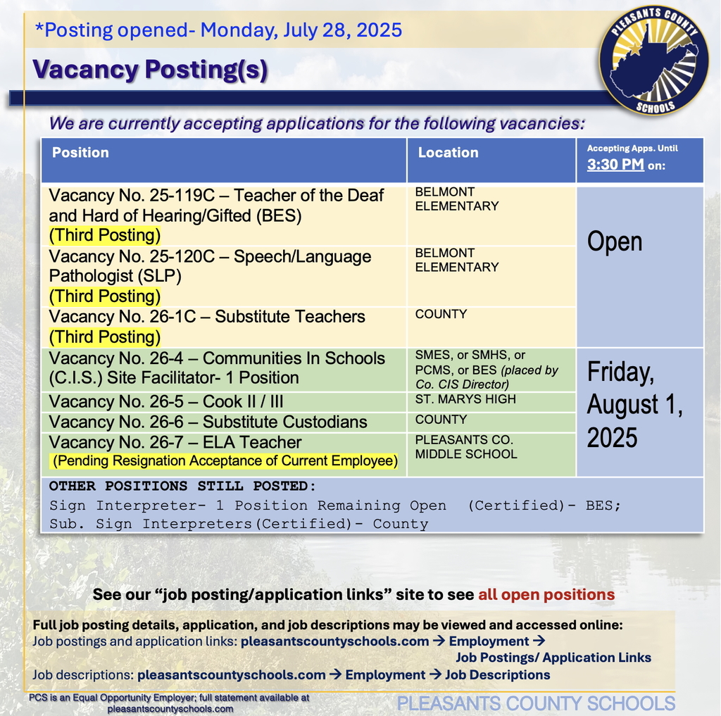 July 28 Postings