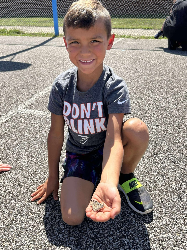 butterfly release at Belmont Elementary School
