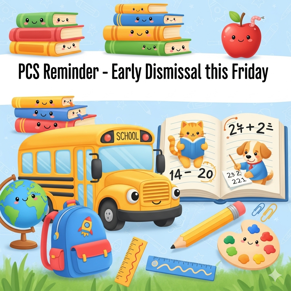 early dismissal this friday decorative image